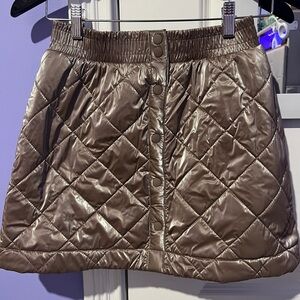 Quilted Shiny Athleta Girl Skirt